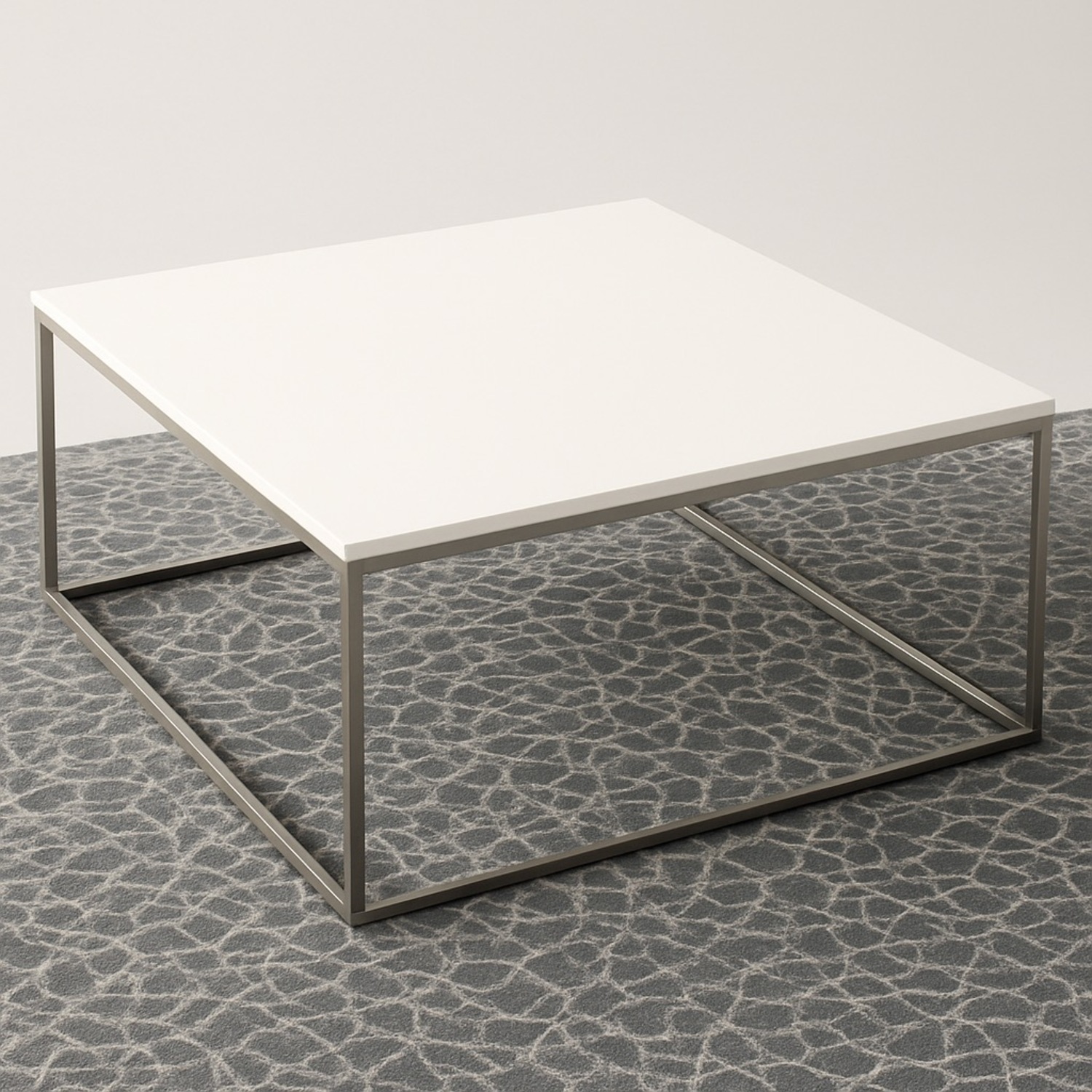 BoConcept White Metal Coffee Table - image-1