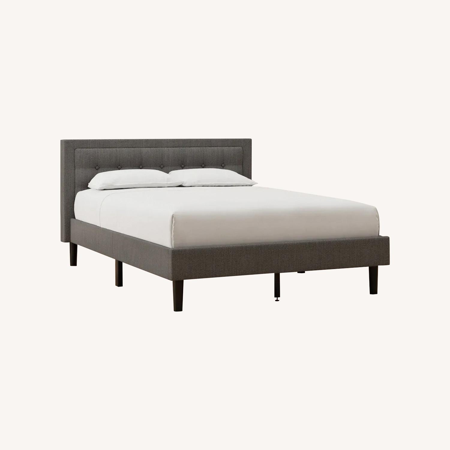 Dark Gray Fabric Full Bed - Nectar - image-0