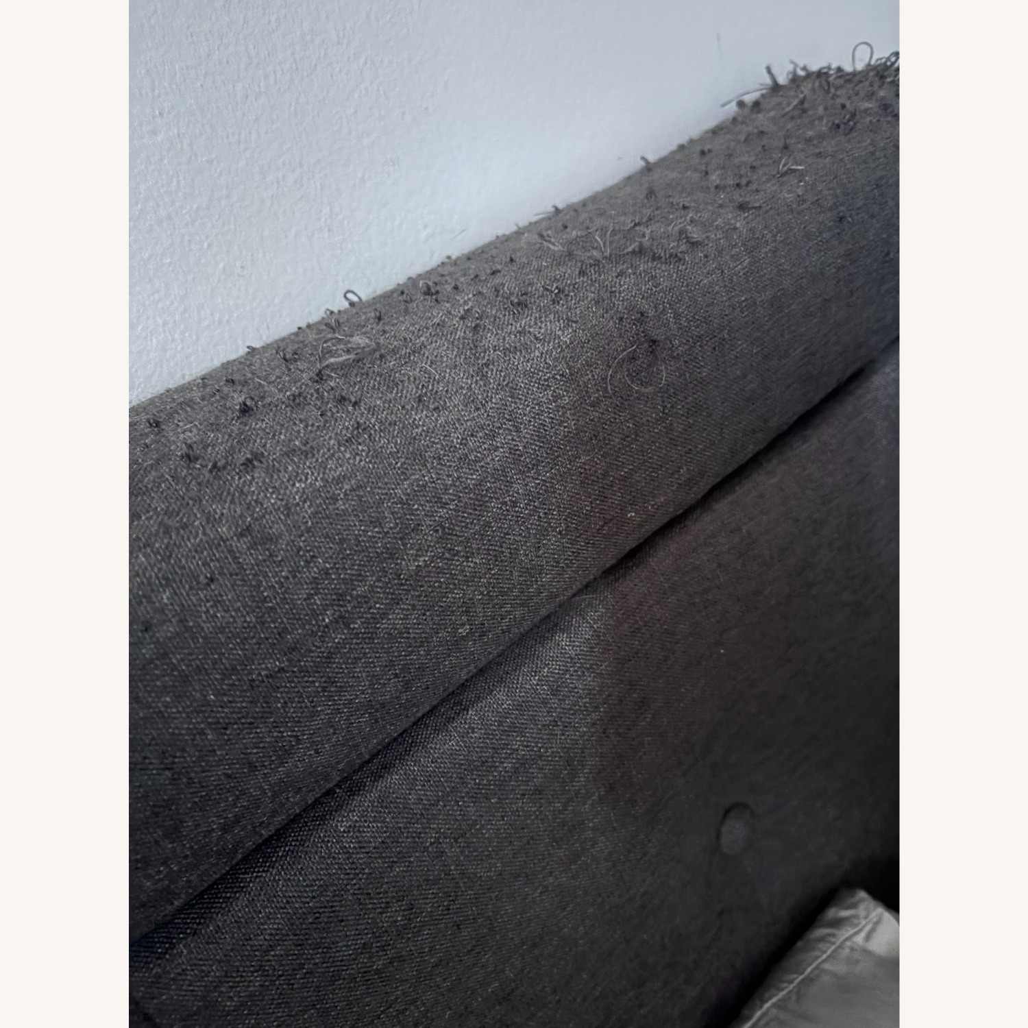 Dark Gray Fabric Full Bed - Nectar - image-3