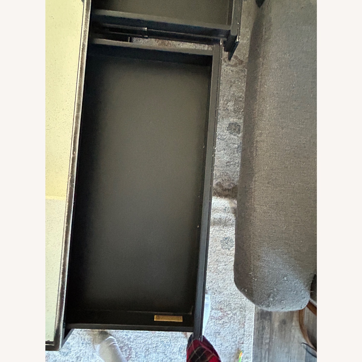 Restoration Hardware Gramercy Black Metal Coffee Table - image-4