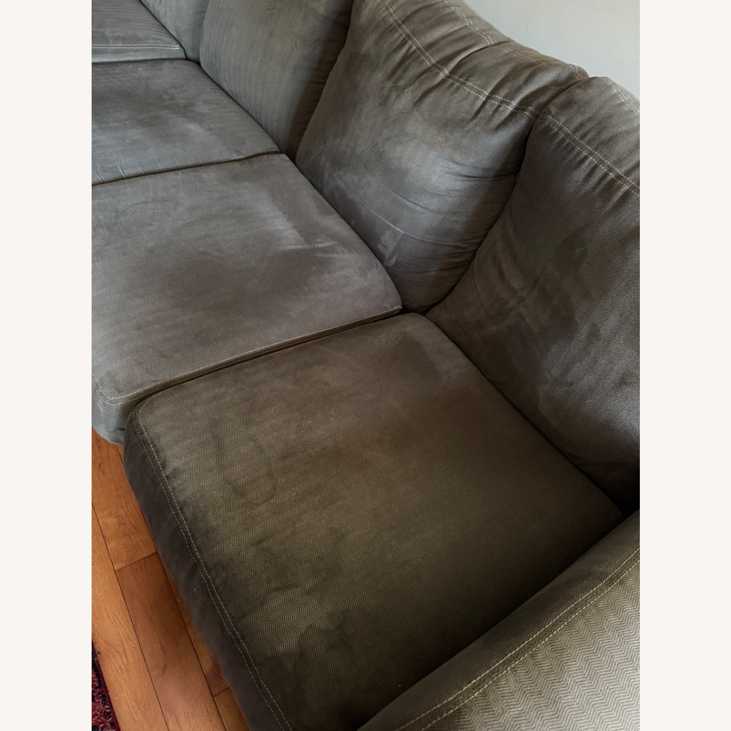 Ashley Furniture Darcy Dark Gray 2 Piece Sectional - image-2