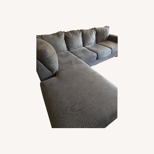Used Ashley Furniture Darcy Dark Gray 2 Piece Sectional for sale on AptDeco