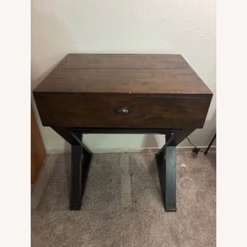 Used World Market Antique Wood Desk for sale on AptDeco
