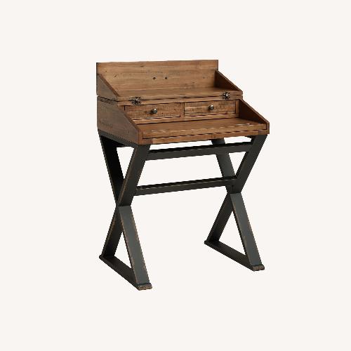 Used World Market Antique Wood Desk for sale on AptDeco