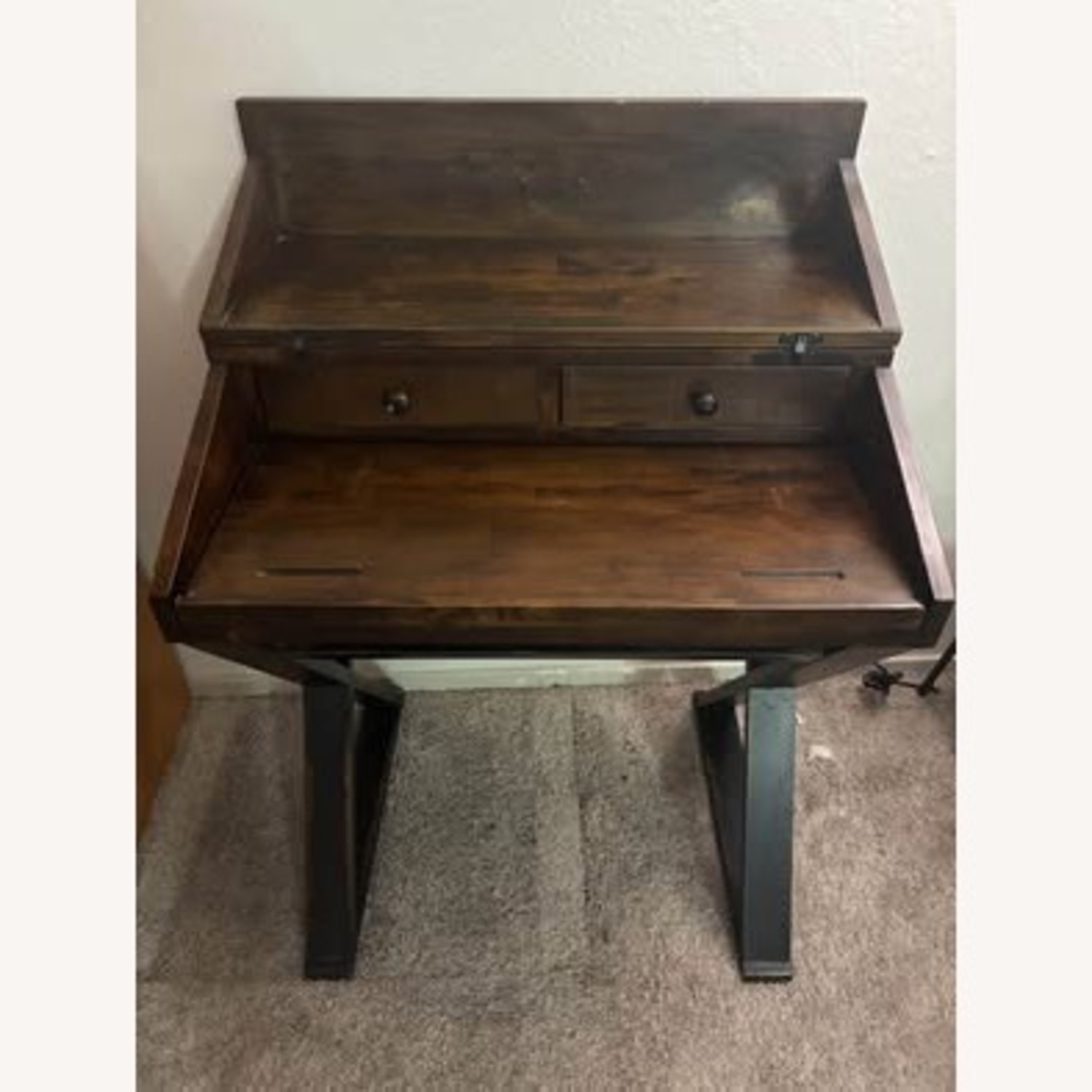 World Market Antique Wood Desk - image-3
