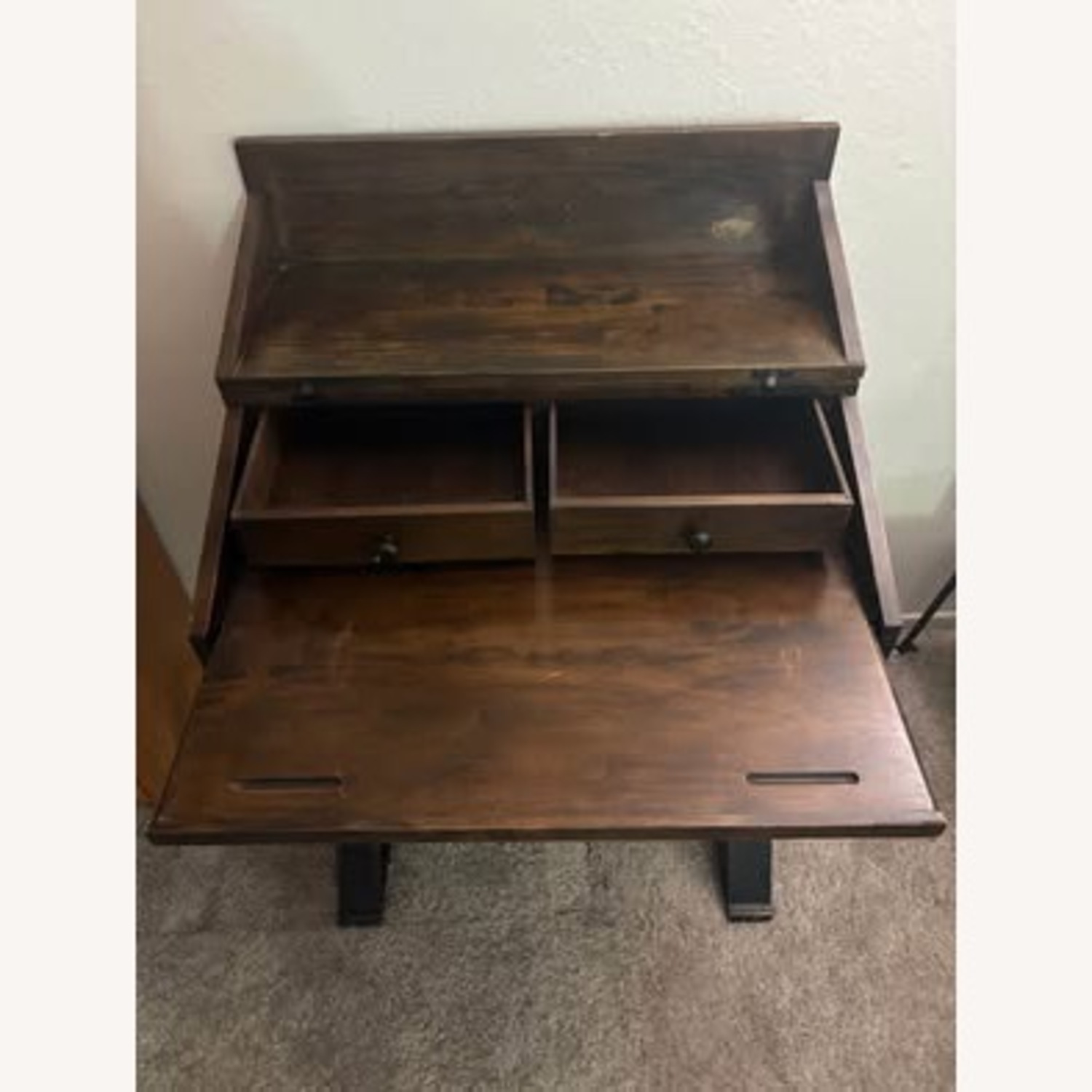 World Market Antique Wood Desk - image-2