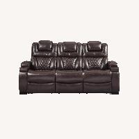 Ashley Furniture Warnerton Dark Brown 3+ Seater Sofa