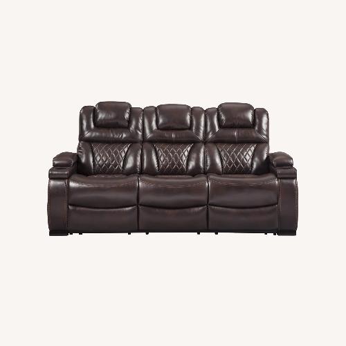Used Ashley Furniture Warnerton Dark Brown 3+ Seater Sofa for sale on AptDeco