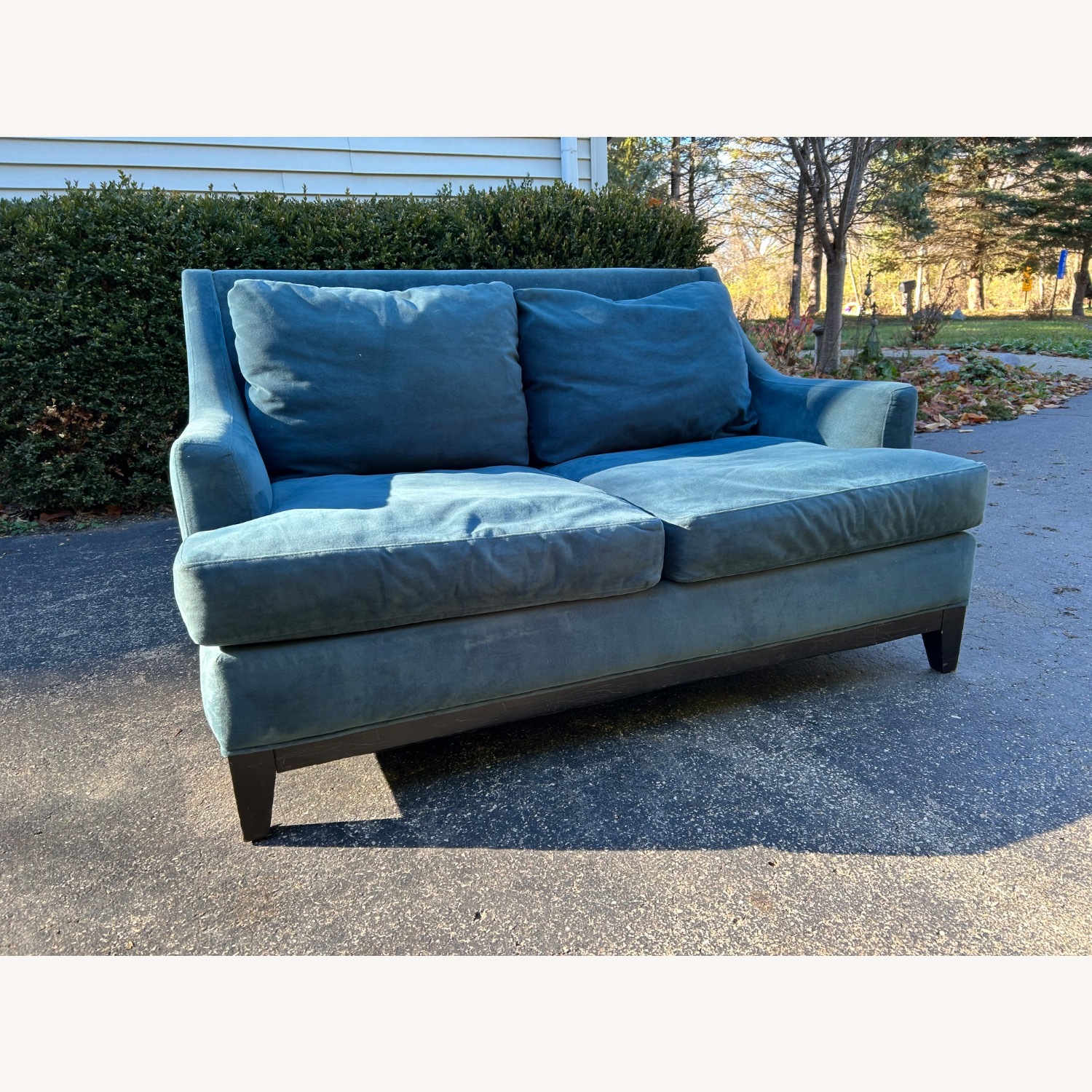 Jonathan Louis Furniture Blue 2 Seater Sofa - image-1