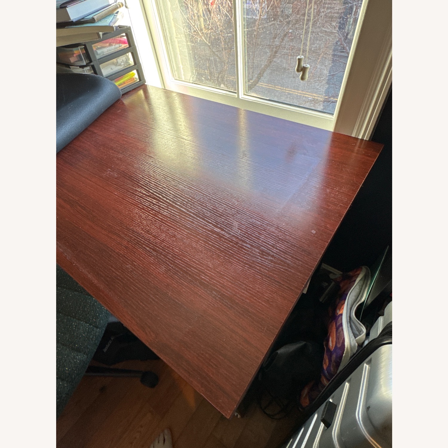 Wayfair Inbox Zero Dark Brown Desk - image-2