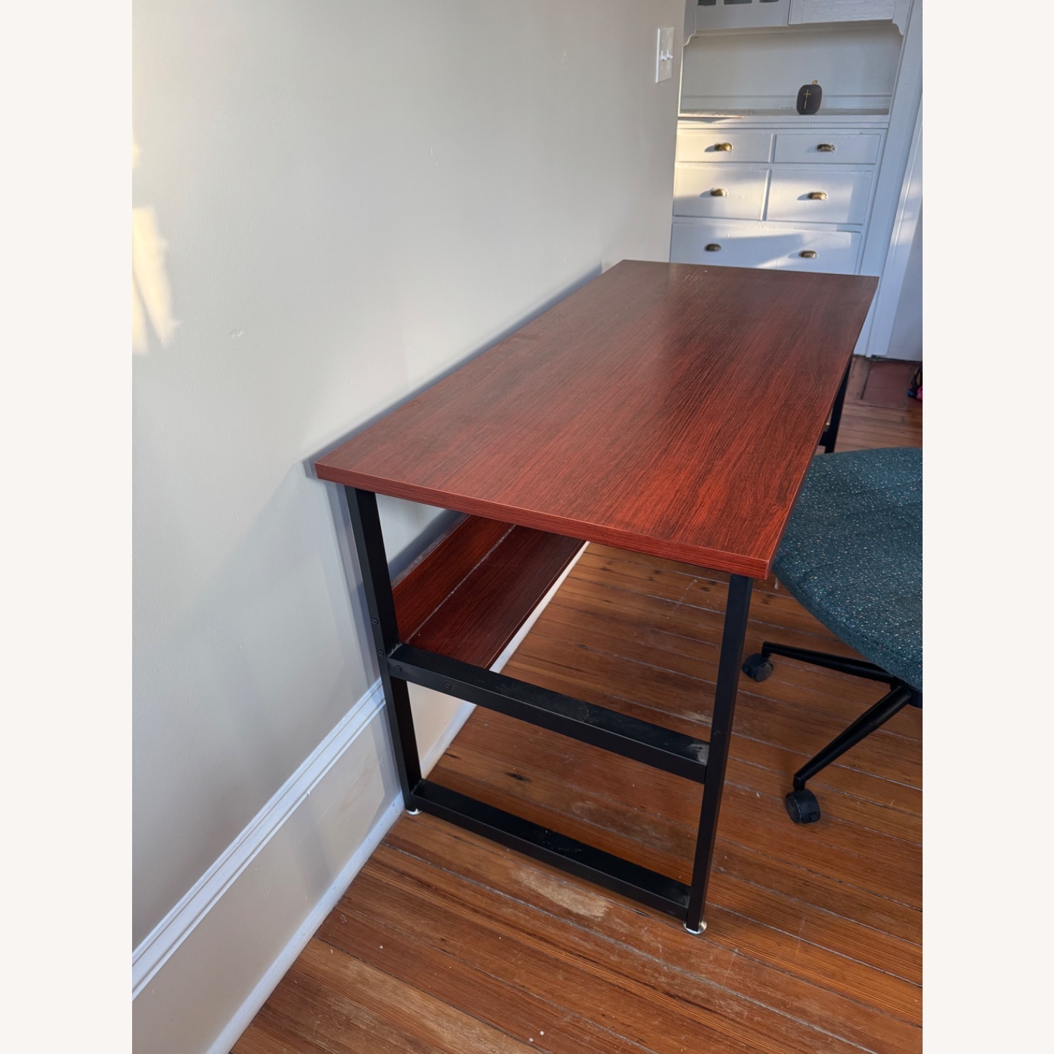 Wayfair Inbox Zero Dark Brown Desk - image-2