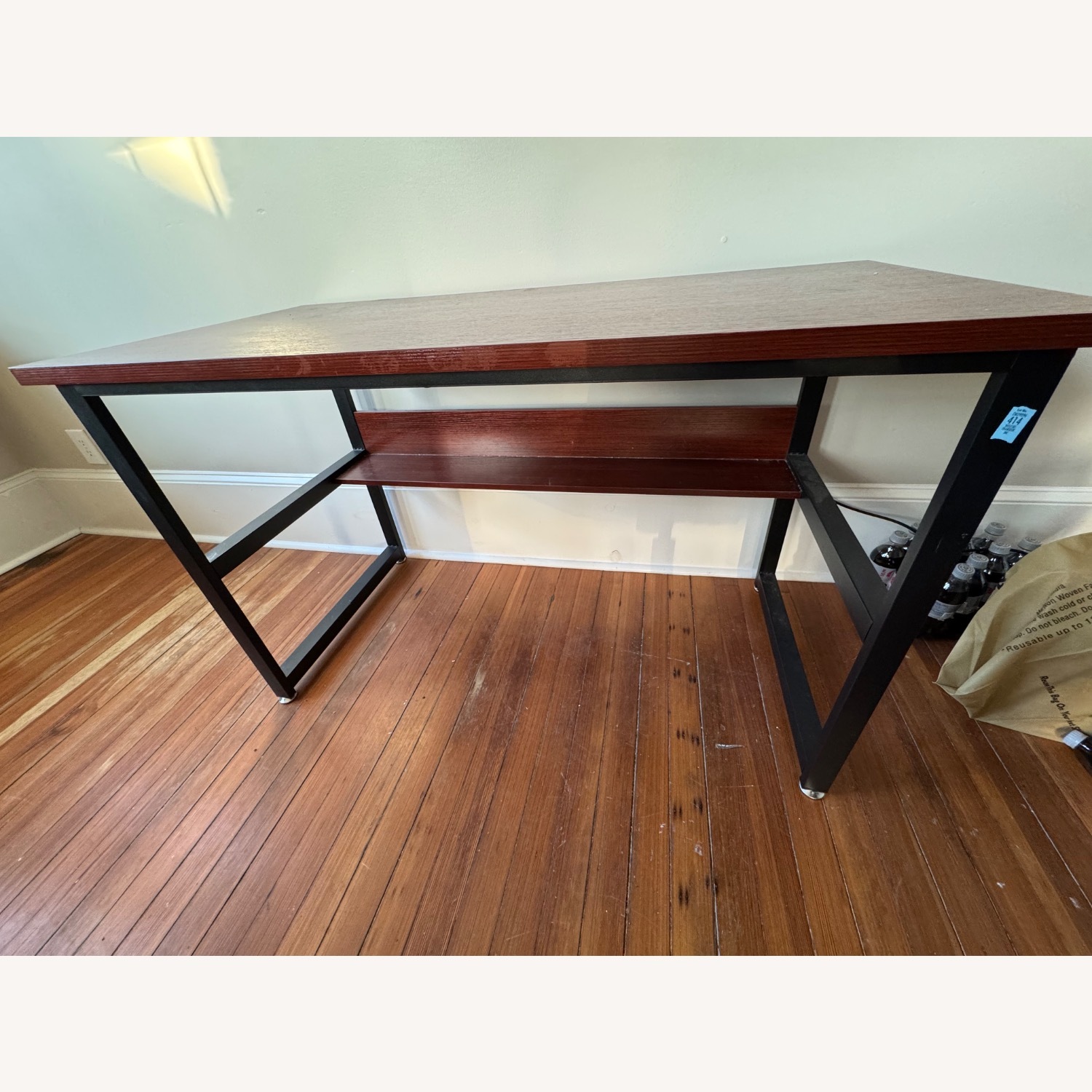 Wayfair Inbox Zero Dark Brown Desk - image-4
