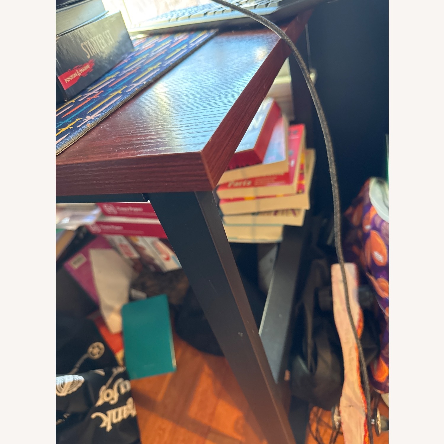 Wayfair Inbox Zero Dark Brown Desk - image-3