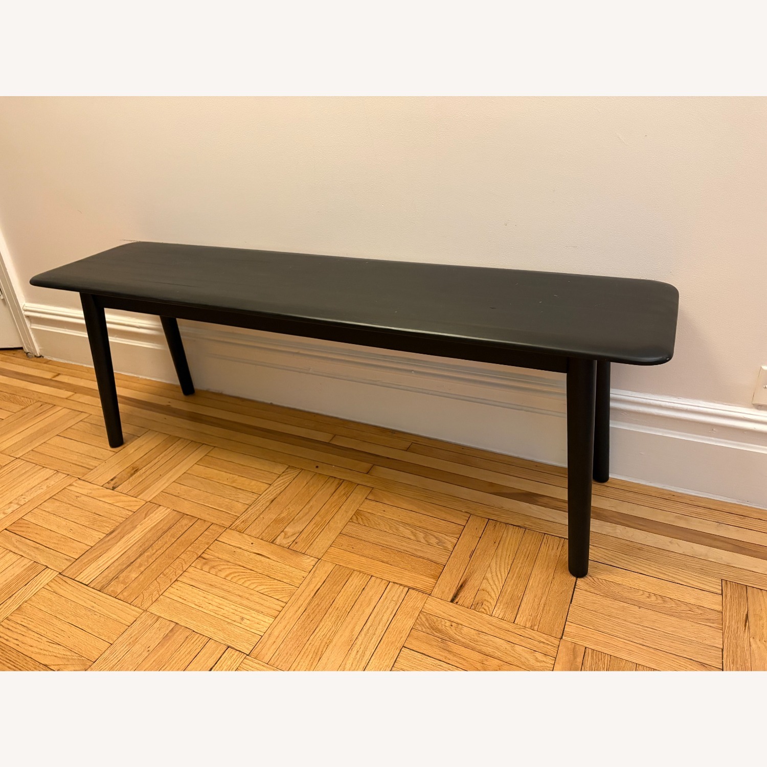 EQ3 Black Wood Bench - image-1