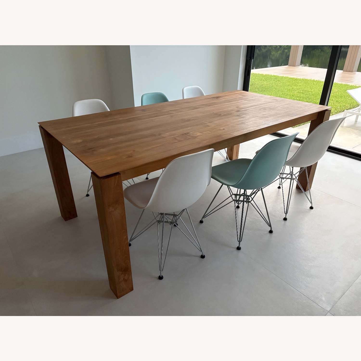 Teak Wood Dining Table from Ethnicraft. Seats 6-8 - image-1