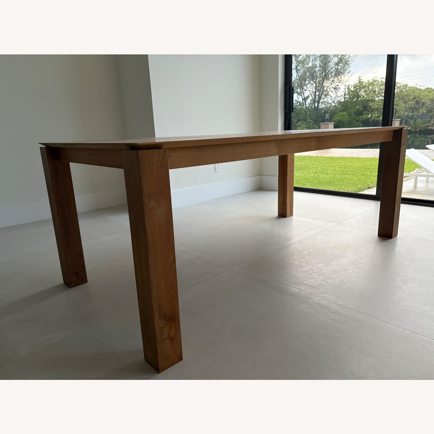 Teak Wood Dining Table from Ethnicraft. Seats 6-8 - image-3