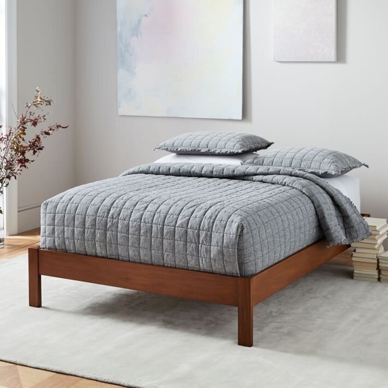 West Elm Simple Bed - Twin in Acorn - image-3
