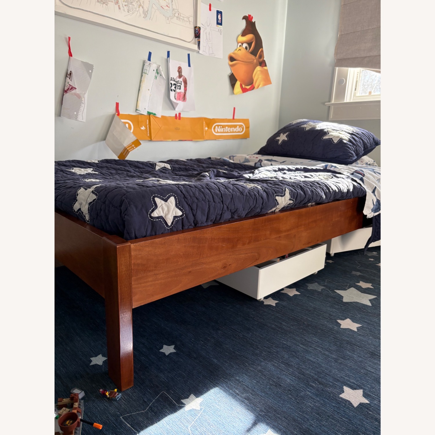 West Elm Simple Bed - Twin in Acorn - image-2