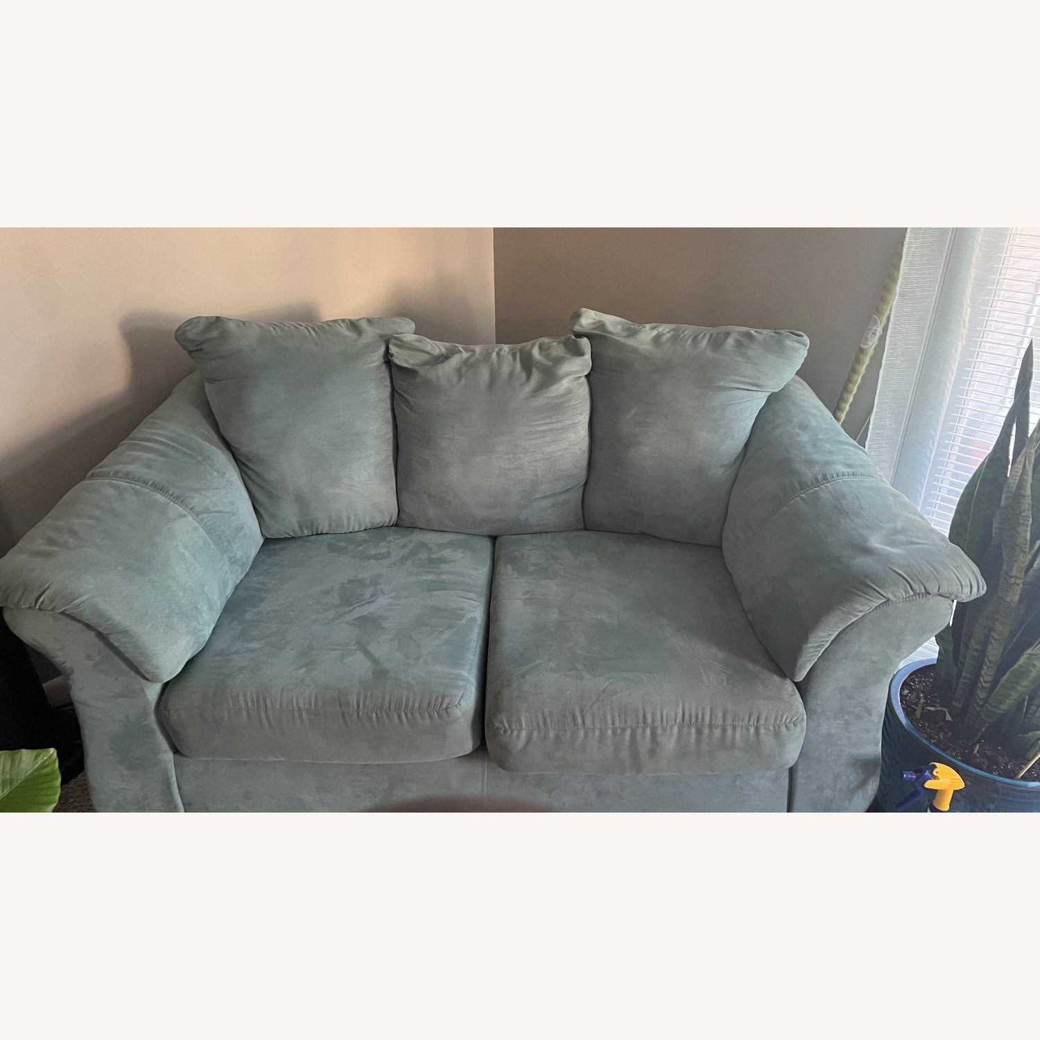 Blue Loveseat - image-3