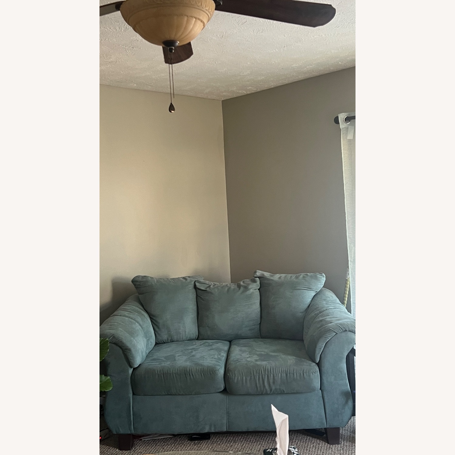 Blue Loveseat - image-2