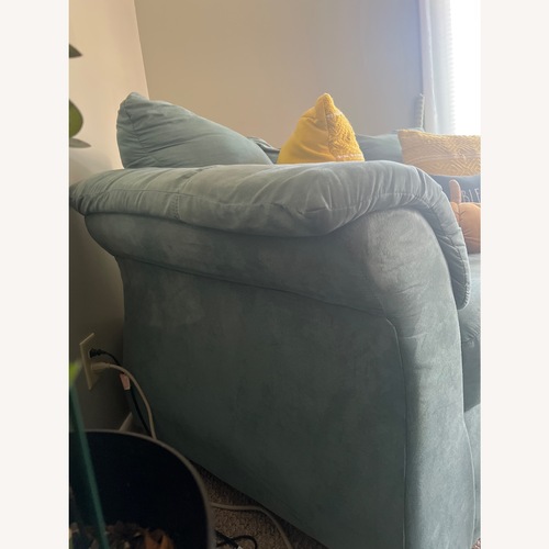 Used Blue Loveseat  for sale on AptDeco