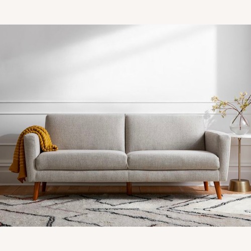 Used West Elm 82’ Oliver Sofa in Twill Dove  for sale on AptDeco