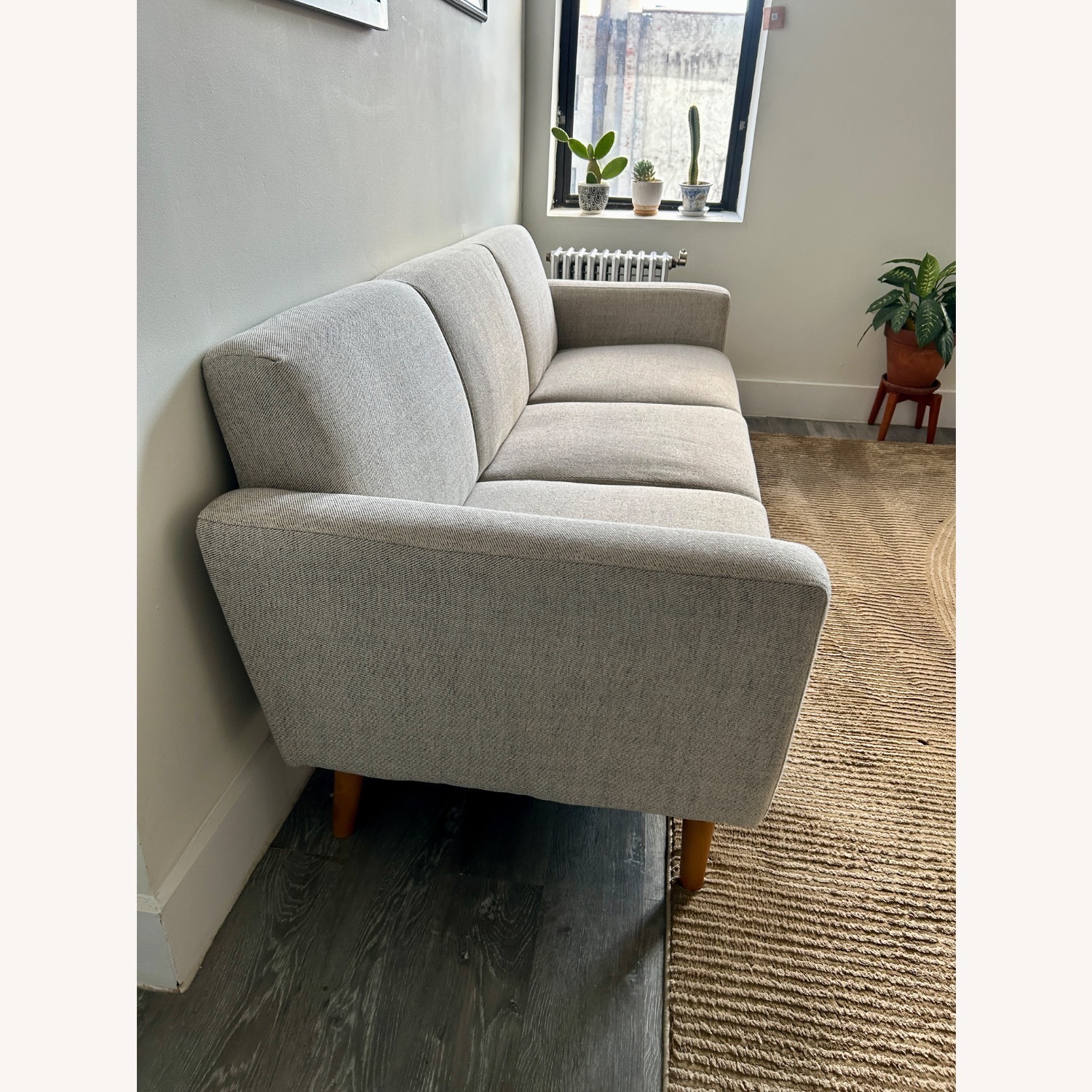 West Elm 82’ Oliver Sofa in Twill Dove  - image-4