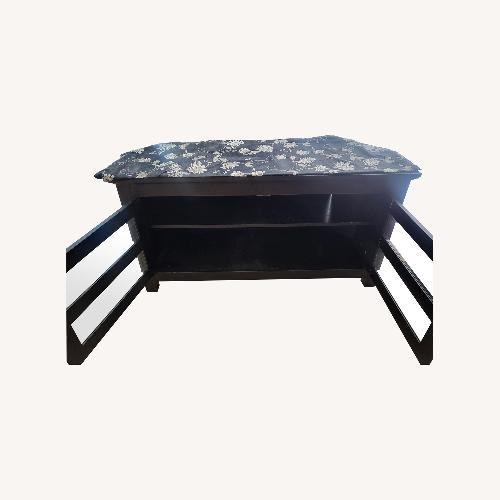 Used Black Wood Coffee Table for sale on AptDeco