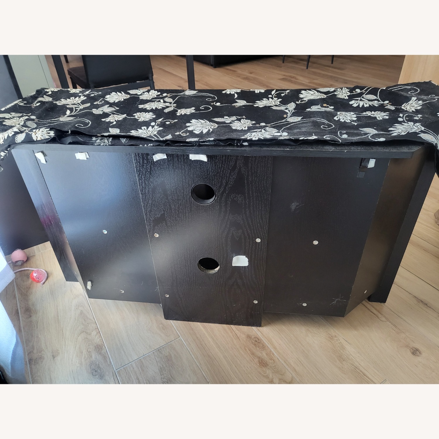 Black Wood Coffee Table - image-2