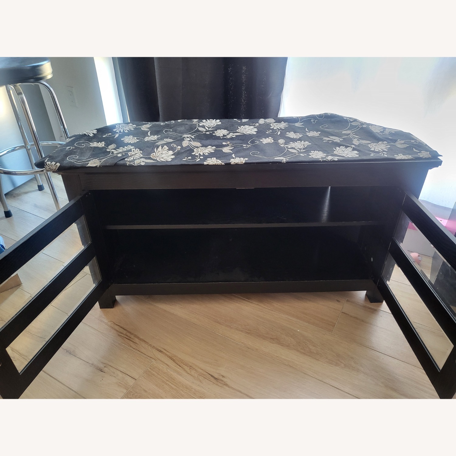 Black Wood Coffee Table - image-1