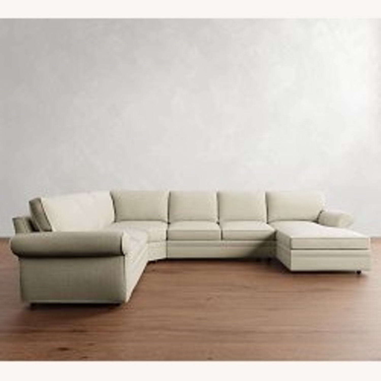 Pottery Barn Roll Arm Sectional  - image-4