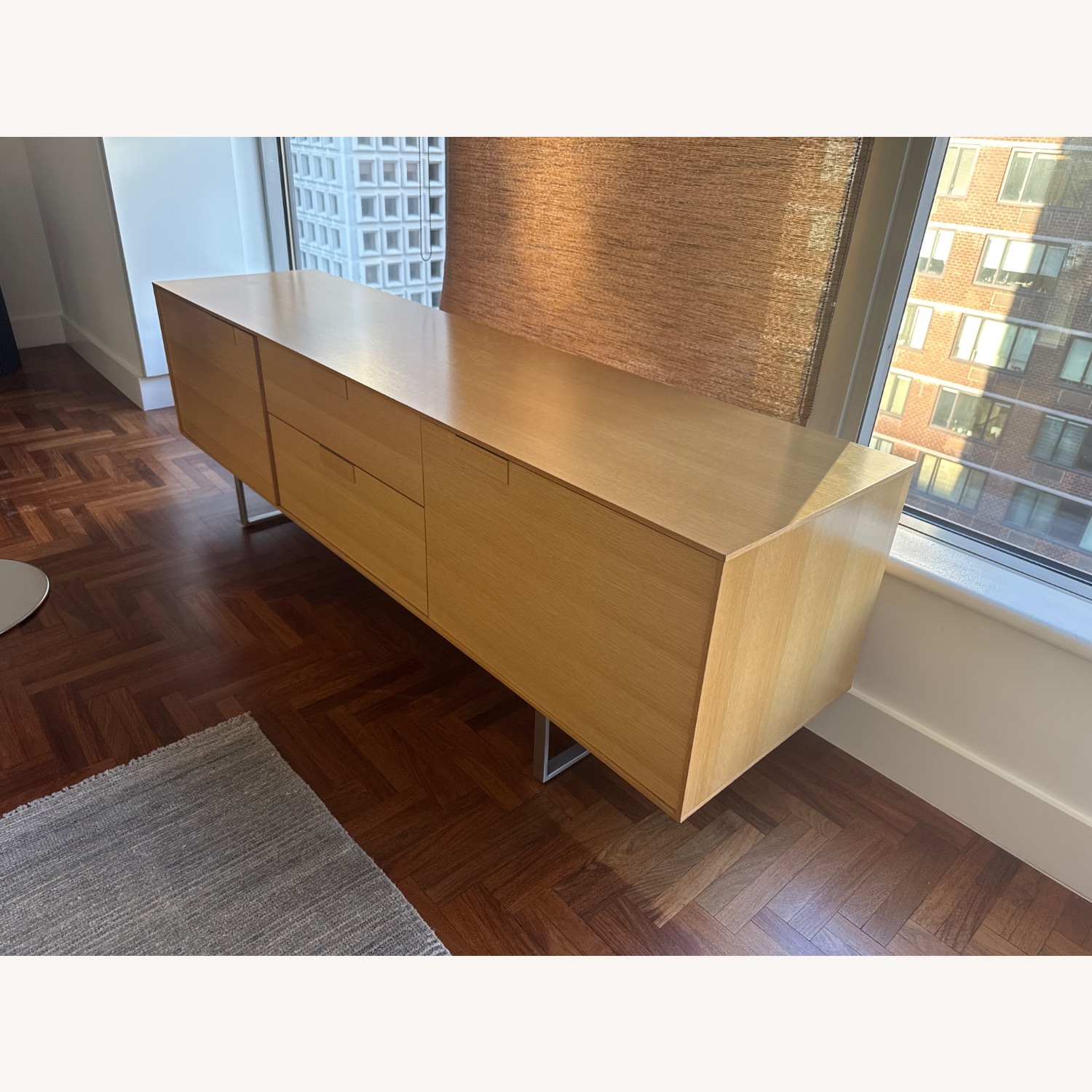 ABC Carpet and Home Natural Wood Media Storage - image-2