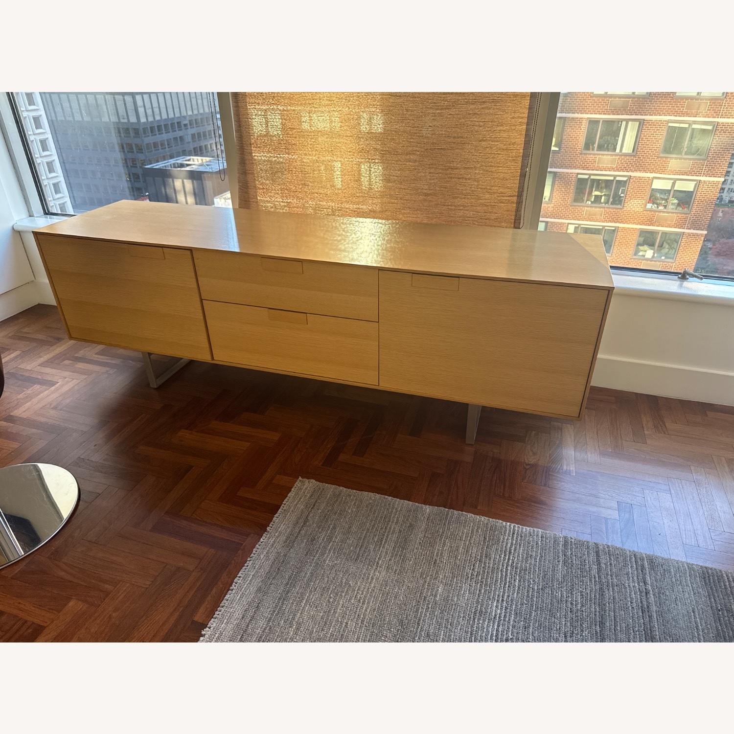 ABC Carpet and Home Natural Wood Media Storage - image-1