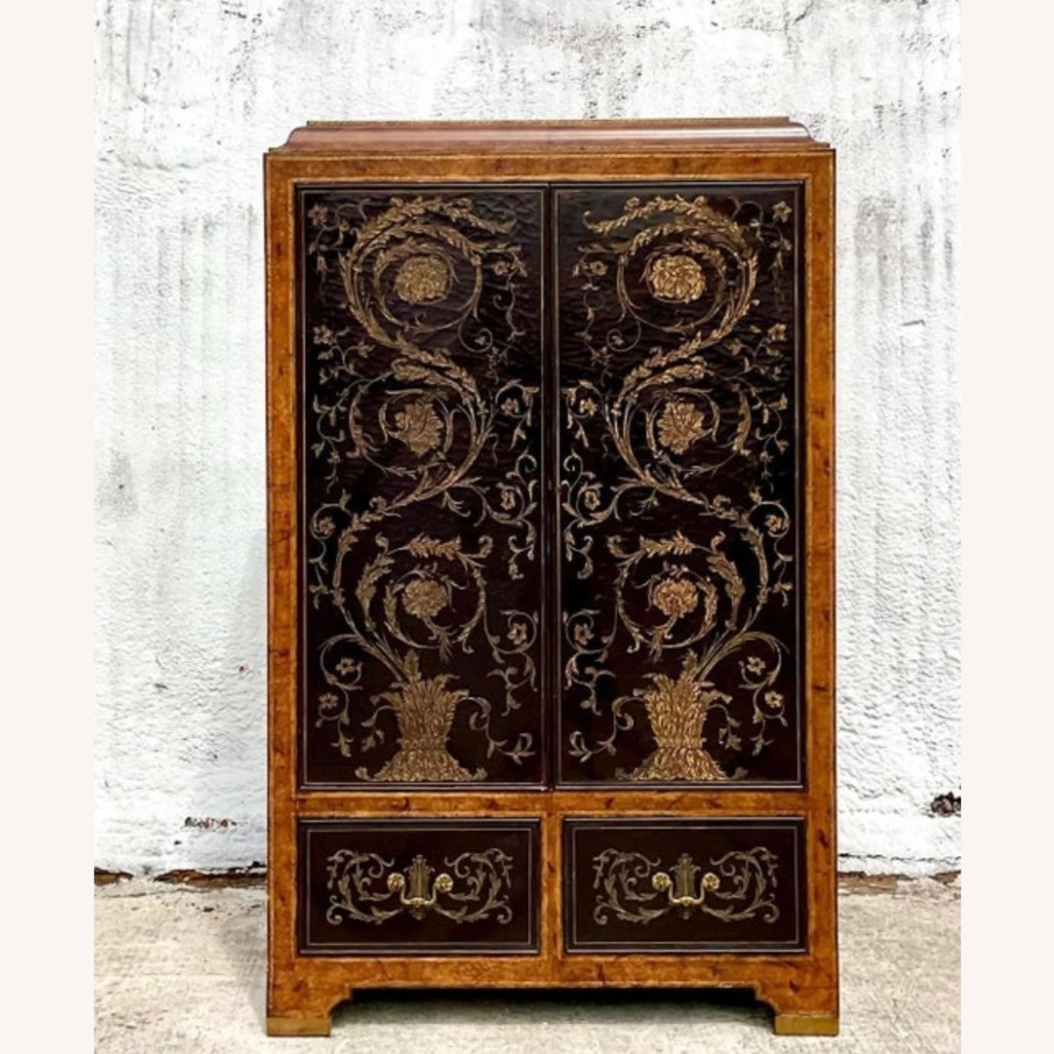 Vintage Regency Maitland Smith Armoire - image-6