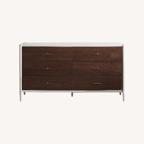 Used Serena & Lily Graham Dark Brown Wood Dresser for sale on AptDeco