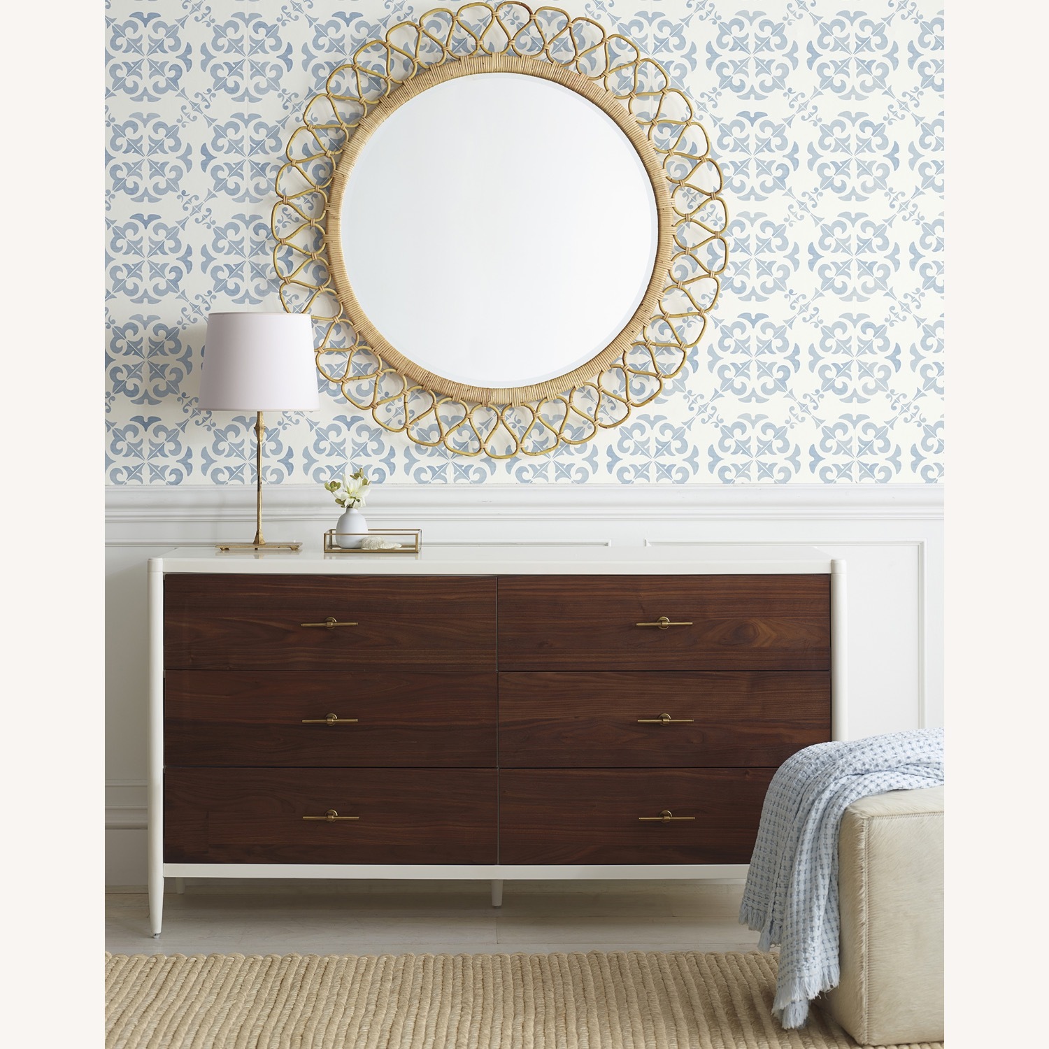 Serena & Lily Graham Dark Brown Wood Dresser - image-6