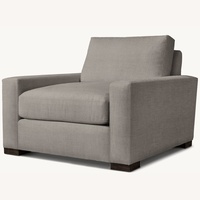 Restoration Hardware Light Gray Armchair