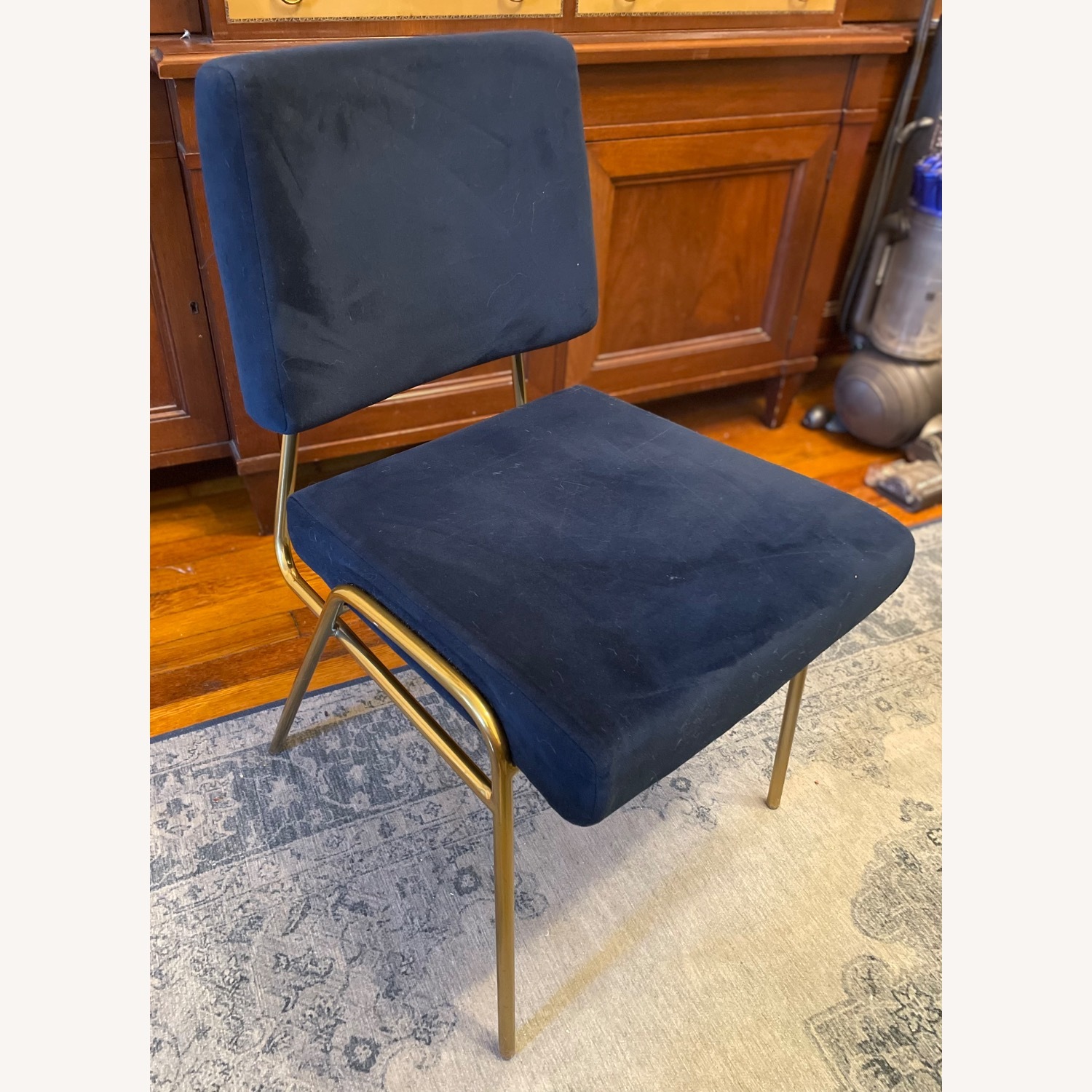 West Elm Wire Framing Dining Chairs - image-1