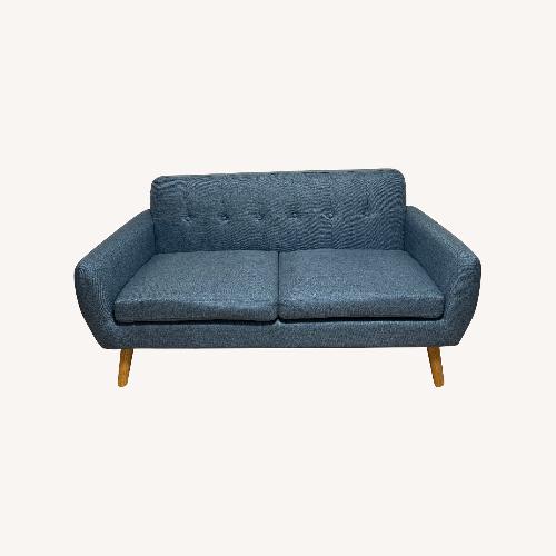Used Blue Loveseat for sale on AptDeco