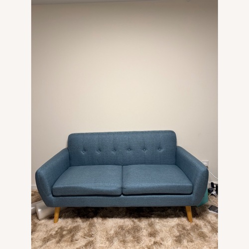 Used Blue Loveseat for sale on AptDeco