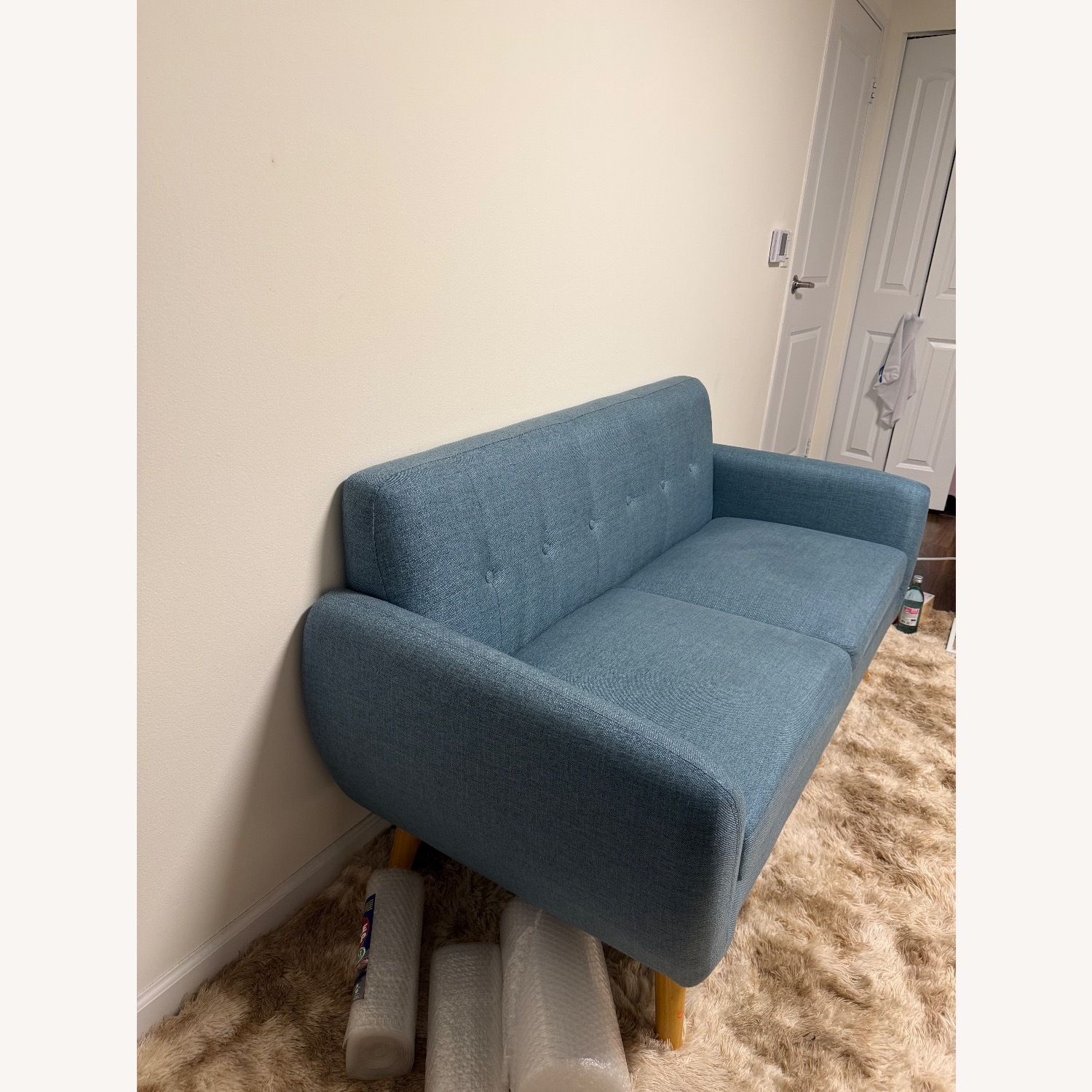 Blue Loveseat - image-3