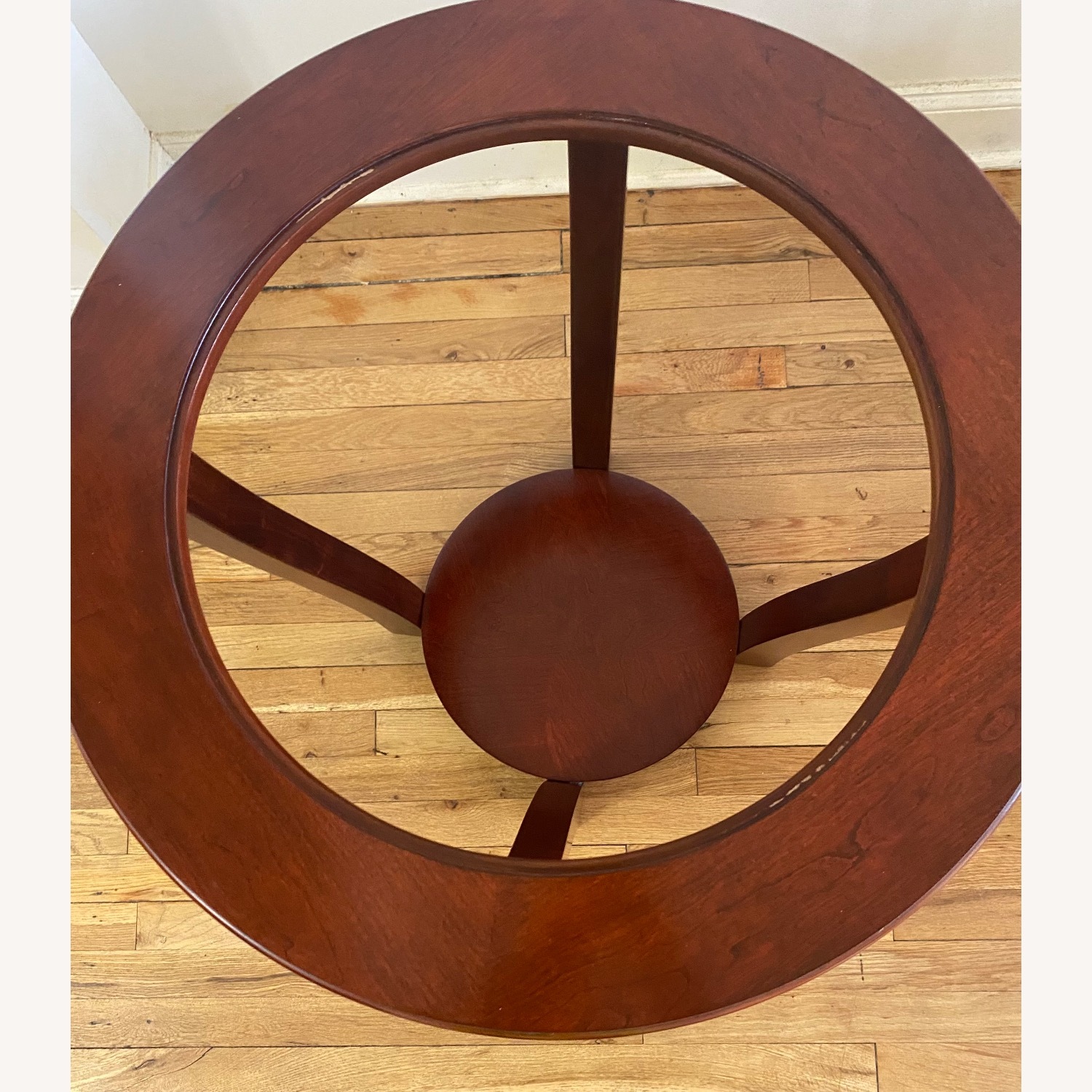 American Furniture Classic Wood -Glass Side Tables - image-4