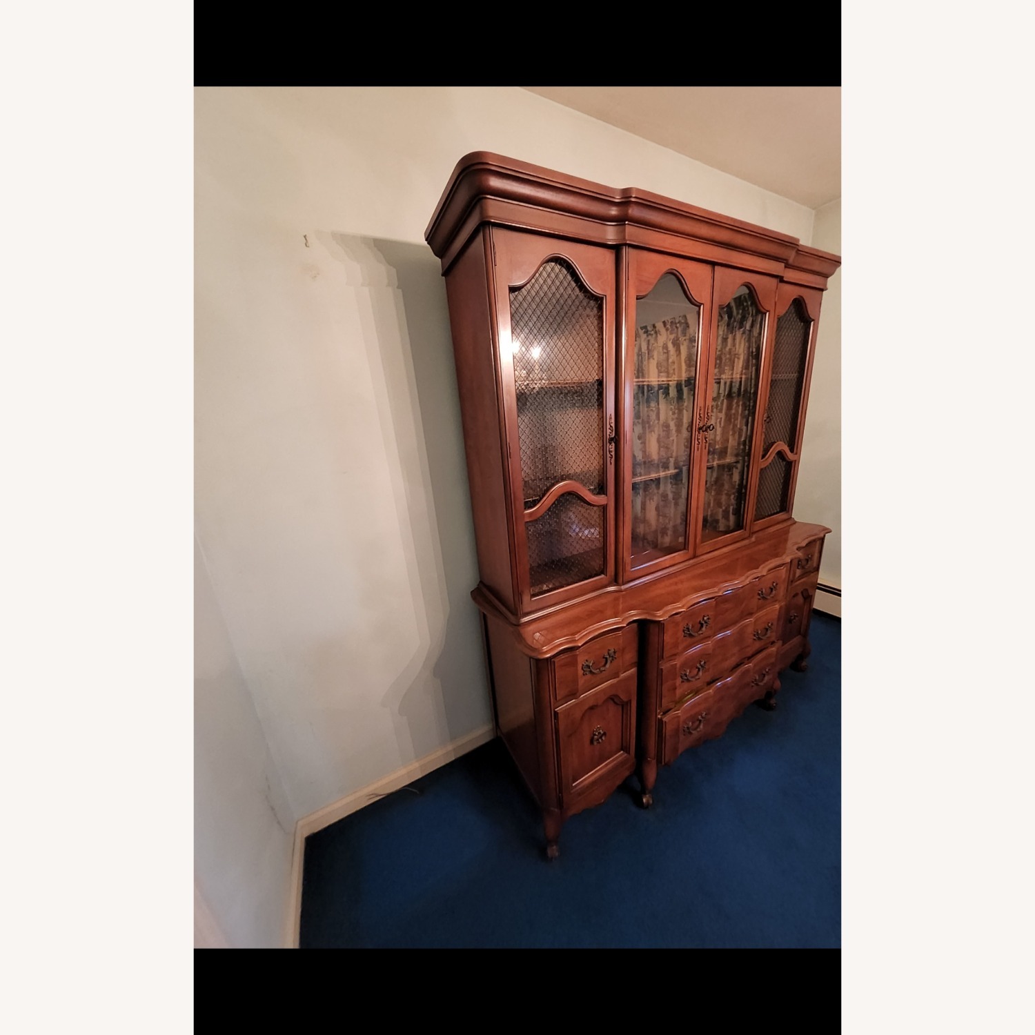 Vintage French Provincial China Cabinet  - image-2