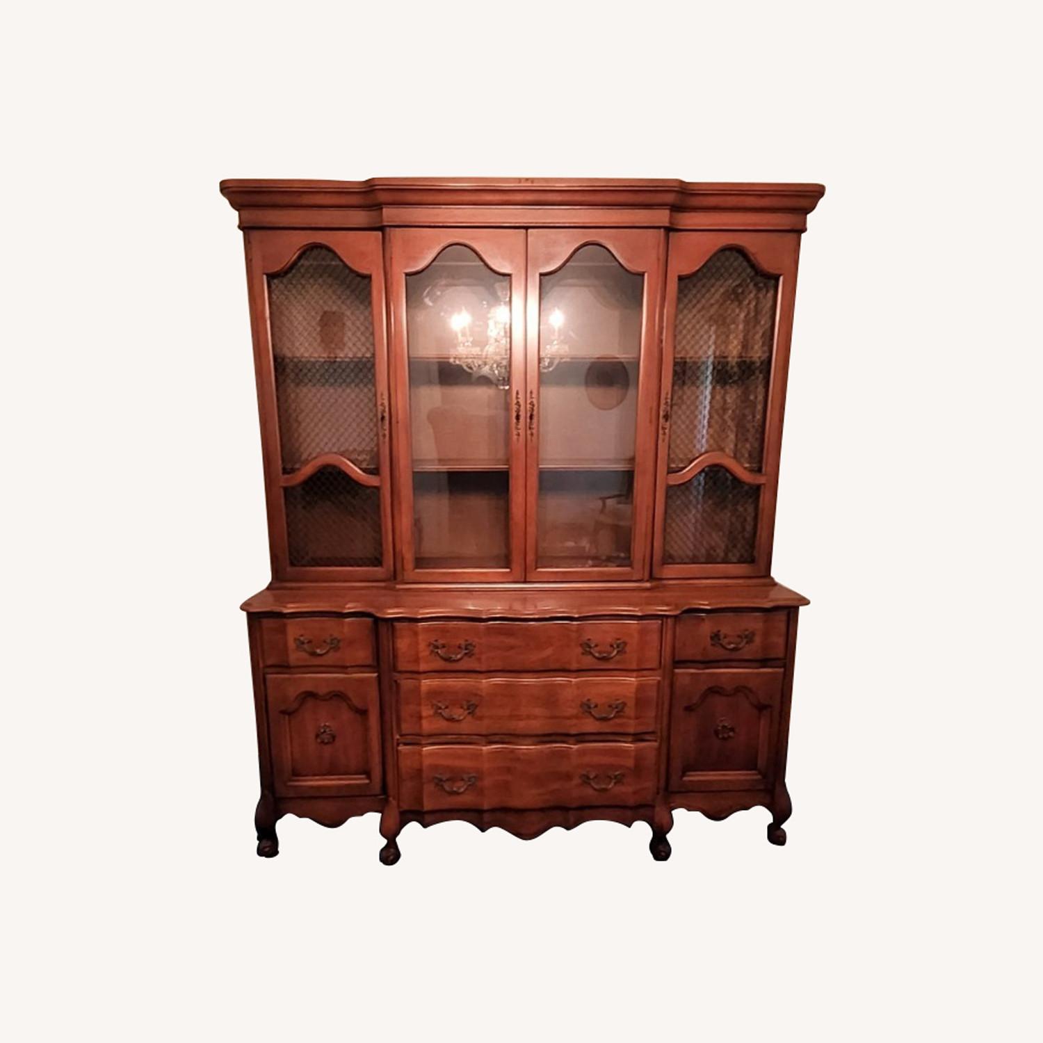 Vintage French Provincial China Cabinet  - image-0