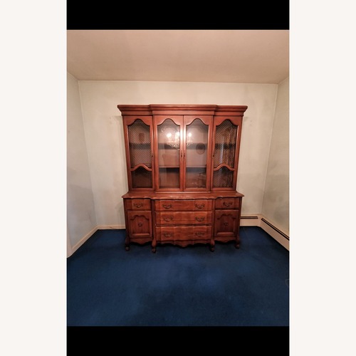Used Vintage French Provincial China Cabinet  for sale on AptDeco