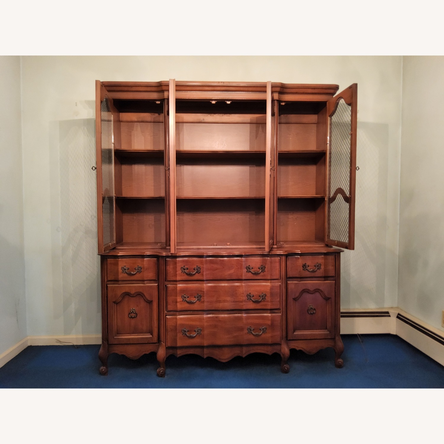 Vintage French Provincial China Cabinet  - image-3