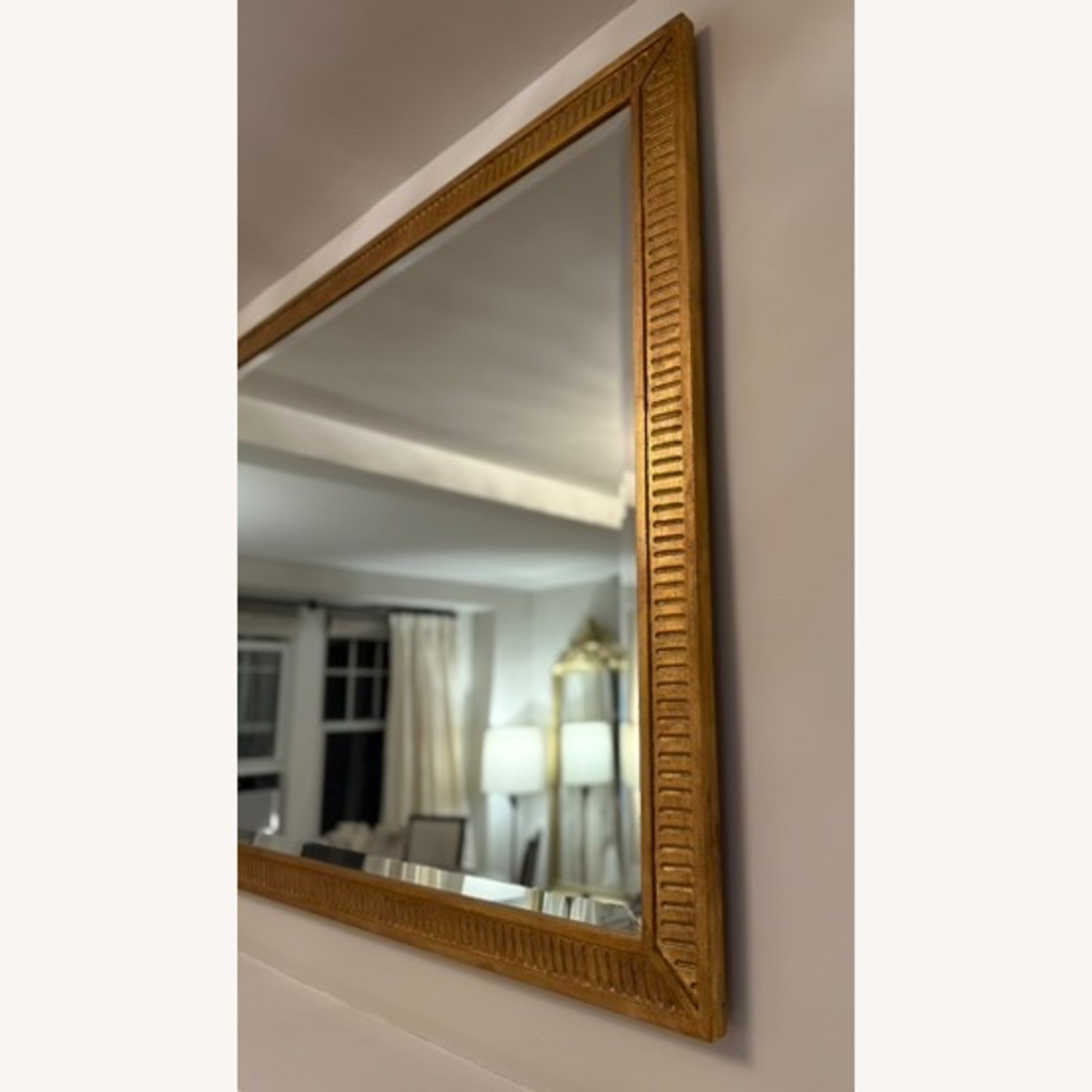 Friedman Brothers Classic Gold Bevel Mirror - image-3