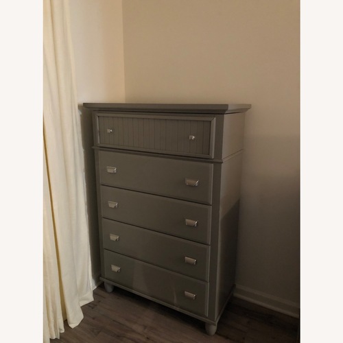 Used Bob's Discount Furniture Dark Gray Dresser for sale on AptDeco