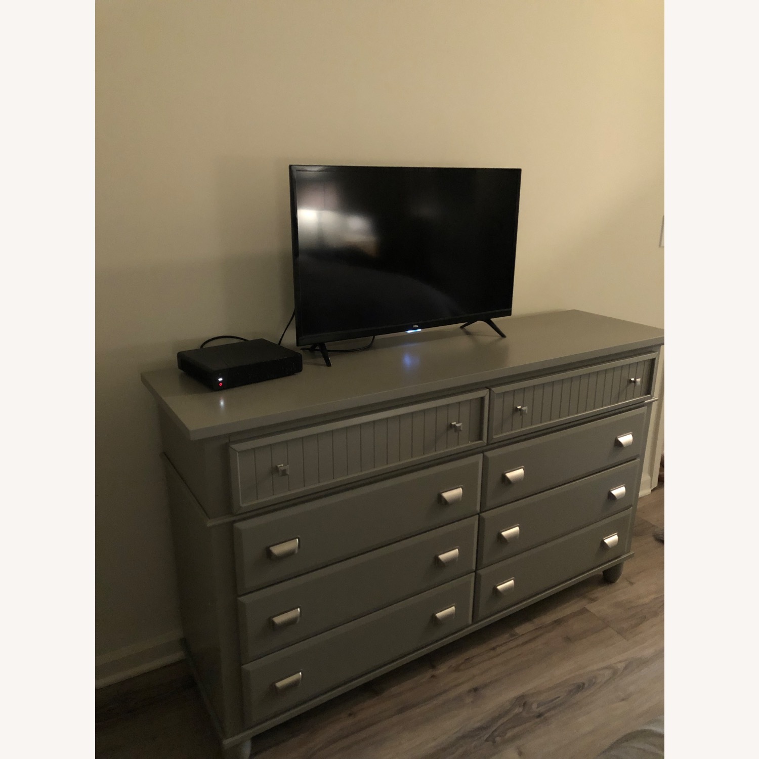 Bob's Discount Furniture Dark Gray Dresser - image-1