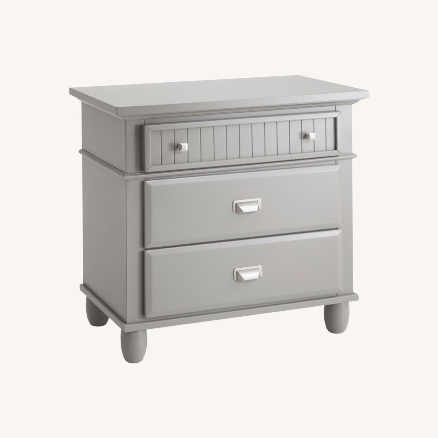 Bob's Discount Furniture Dark Gray Nightstand - image-0